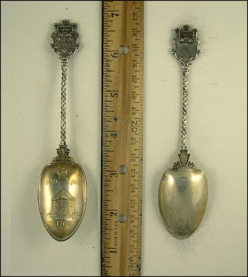 Fort Penn, Pittsburgh, Pennsylvania Souvenir Spoon MAIN