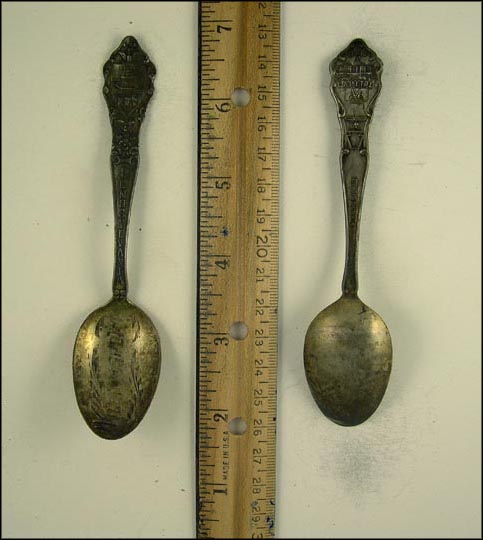 State Seal, State Capitol, Liberty Bell, Williamsport, Pennsylvania Souvenir Spoon MAIN