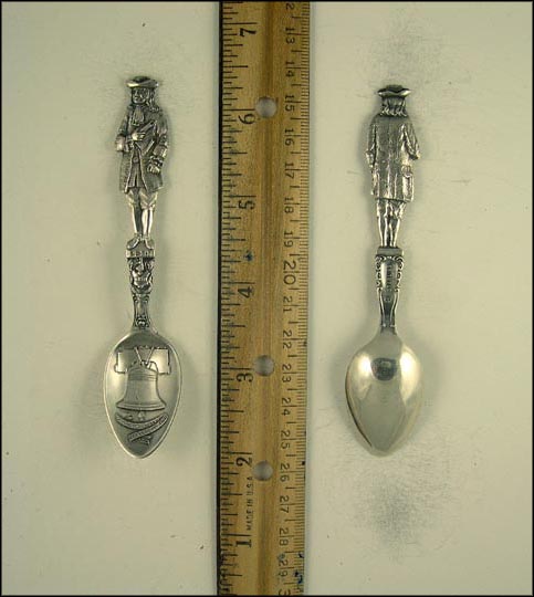 William Penn, Liberty Bell, Pennsylvania Souvenir Spoon MAIN
