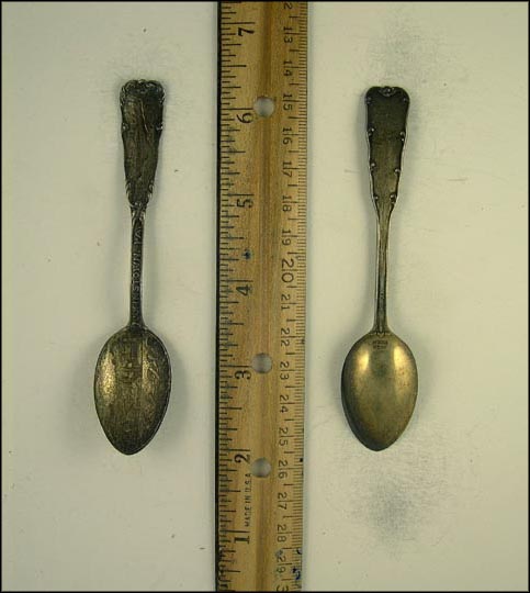 City Scenes, May 31st, 1889, Johnstown, Pennsylvania Souvenir Spoon MAIN