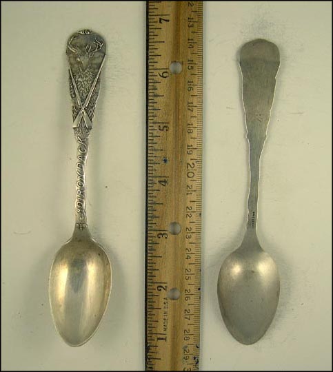 Adirondack, Elk, Guns Souvenir Spoon MAIN
