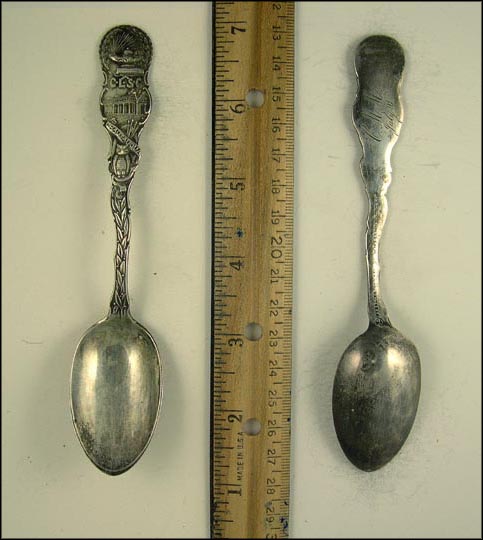 C.L.S.C., Owl, Chautauqua, New York Souvenir Spoon MAIN