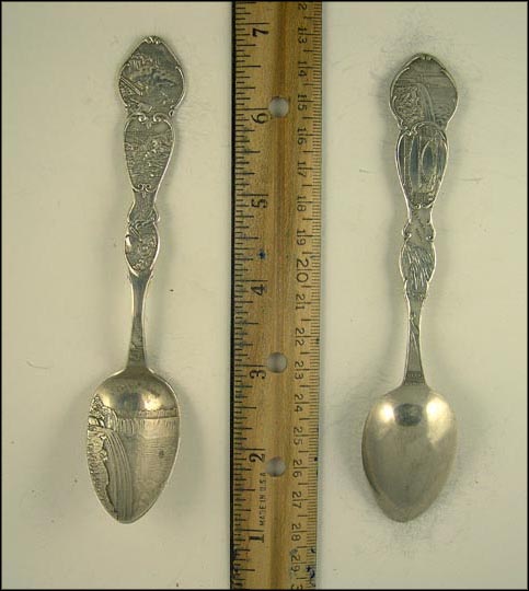 Niagara Falls, Great Gorge, Rock Of Ages, Whirlpool, Prospect Point...... Souvenir Spoon MAIN