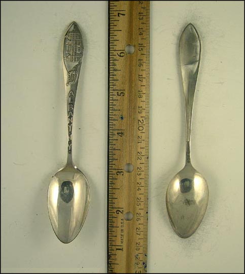 Cut Out State Capitol, Albany, New York Souvenir Spoon MAIN