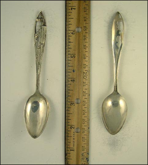1000 Islands, Yacht Club, Thousand Islander, Alster Tower, Thousand Island Park, New York Souvenir Spoon MAIN