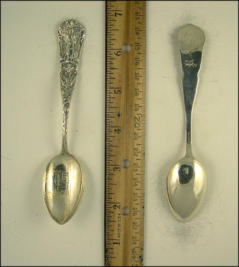 Ship, Eagle, Man, New York Souvenir Spoon MAIN