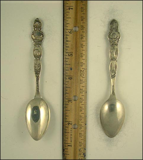 Yosemite Falls, Half Dome, Portal of Grandeur, El Capitan...... Souvenir Spoon MAIN