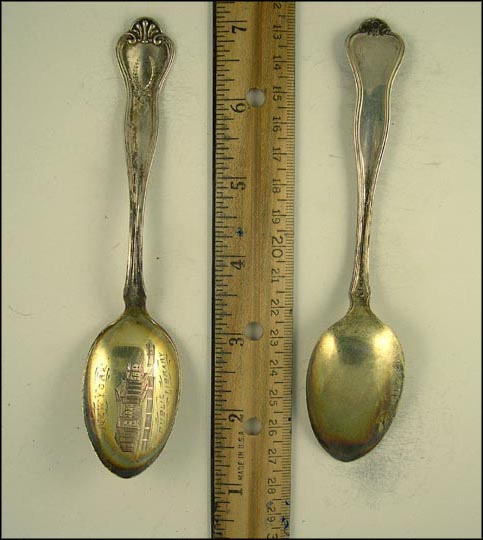 Public Library, New York Souvenir Spoon MAIN
