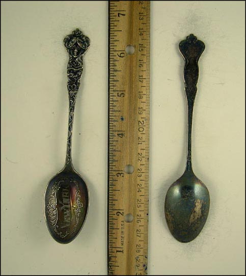 New York, Woman's Face, New York Souvenir Spoon MAIN
