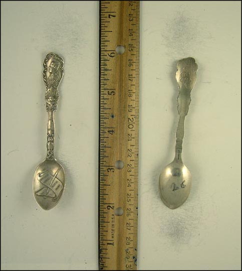 New York Women's Press Club, Owl, Person, New York Souvenir Spoon MAIN