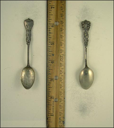 Shelter Island N.Y., Ship, Lighthouse, Shelter Island, New York Souvenir Spoon MAIN