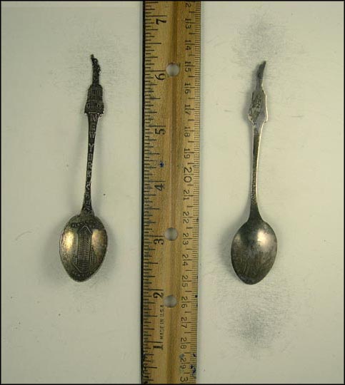 Flatiron Building, Statue of Liberty, New York Souvenir Spoon MAIN