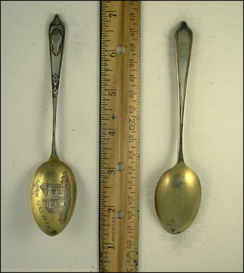 West Unity High School, Ohio Souvenir Spoon MAIN