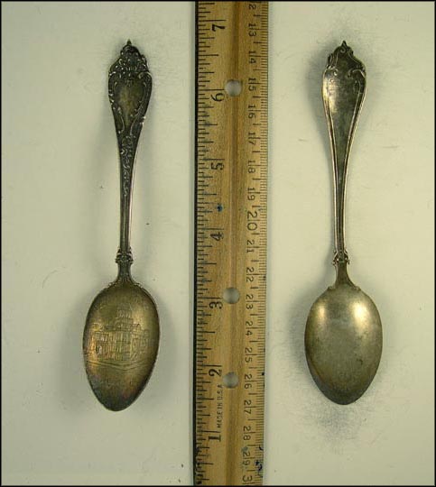 Court House, Lima, Ohio Souvenir Spoon MAIN