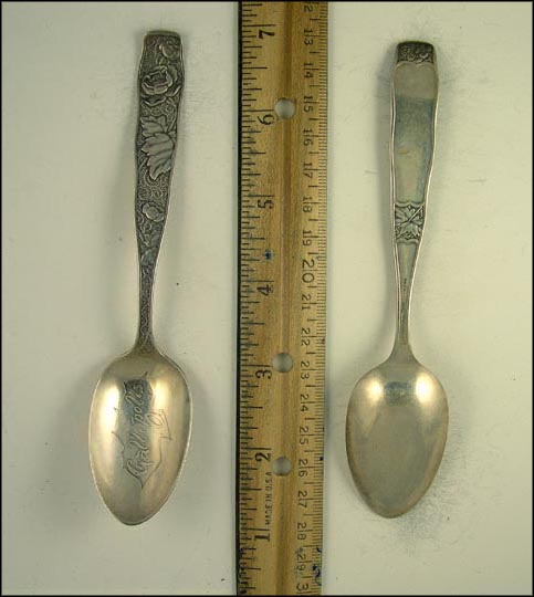 Flowers, Gallipolis, Ohio Souvenir Spoon MAIN