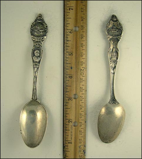 William Mckinley, State Seal, State Capitol, These Are My Jewels, Ohio Souvenir Spoon MAIN
