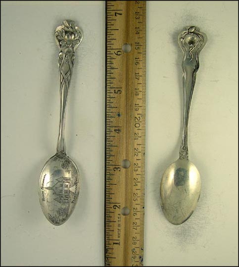High School, Kinsman, Ohio Souvenir Spoon MAIN