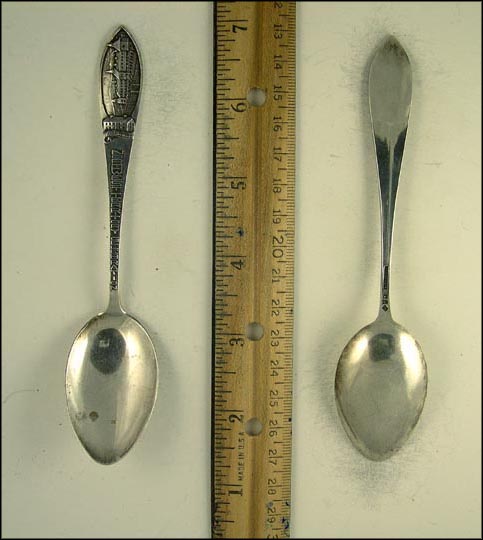 Rufus Putnam House, Northwest Territory Celebration Souvenir Spoon MAIN