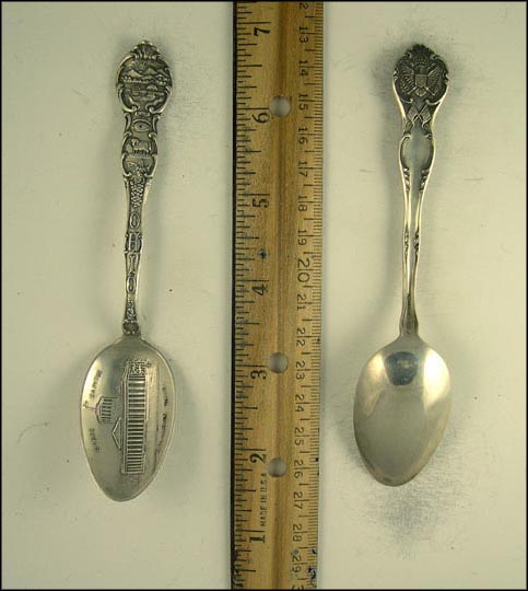 State Capitol, State Seal, Columbus, Ohio Souvenir Spoon MAIN