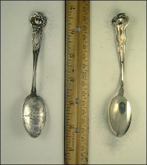 High School, Kinsman, Ohio Souvenir Spoon MAIN