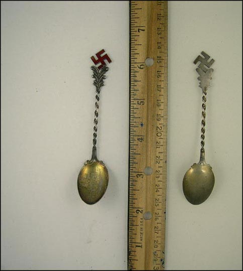 San Xavier Mission, Swastika, Tucson, Arizona Souvenir Spoon MAIN