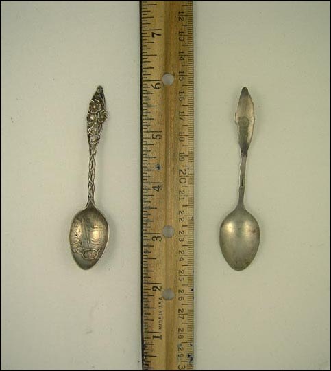 Dixie, Ox Pulling Person in Cart, Atlanta, Georgia Souvenir Spoon MAIN
