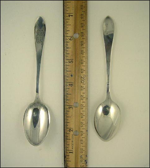 High School, Mason City, Iowa Souvenir Spoon MAIN