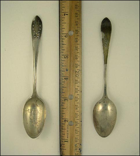 High School, Ogden, Iowa Souvenir Spoon MAIN