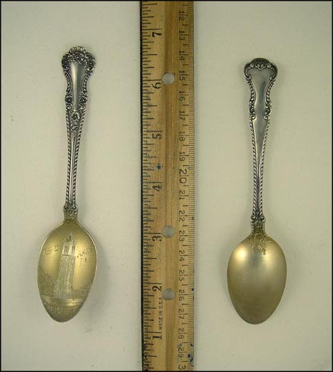 I.S.C. The Campanile, Ames, Iowa Souvenir Spoon MAIN