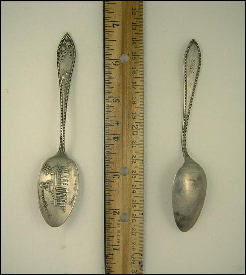 Old Capitol, Iowa City, Iowa Souvenir Spoon MAIN