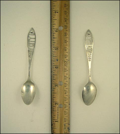 Cut Out, Story City, Iowa Souvenir Spoon MAIN
