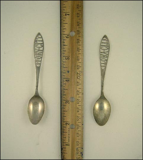 Cut Out, Story City, Iowa Souvenir Spoon MAIN