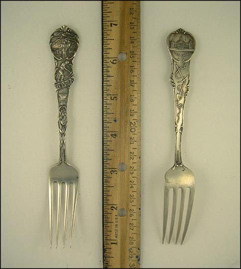 Corn, Wheat, Worker, State Seal, State Capitol, Iowa Souvenir Fork MAIN