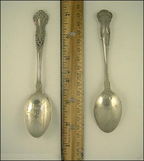High School,, Cambridge City, Indiana Souvenir Spoon MAIN