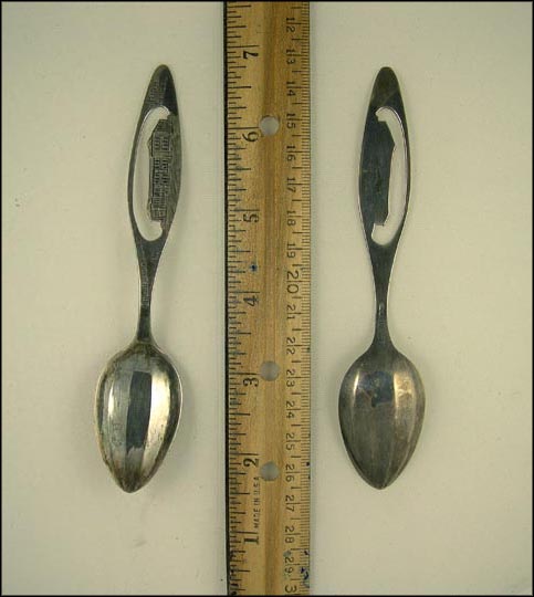 High School, Crawfordsville, Indiana Souvenir Spoon MAIN