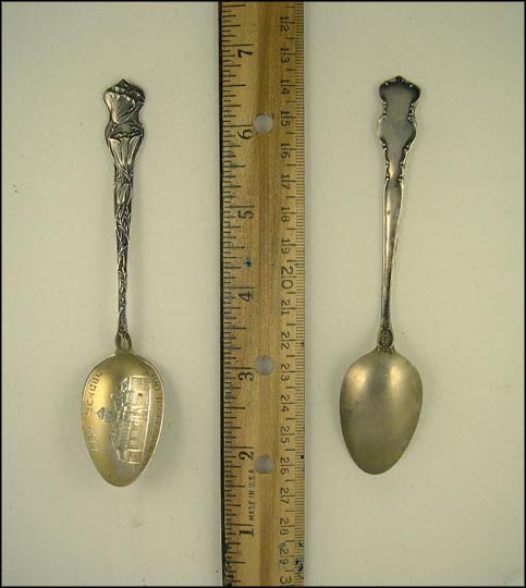 High School, Monticello, Indiana Souvenir Spoon MAIN