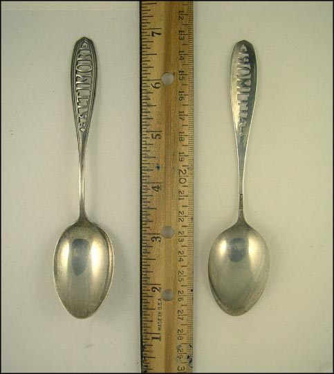 Cut Out, Baltimore, Maryland Souvenir Spoon MAIN