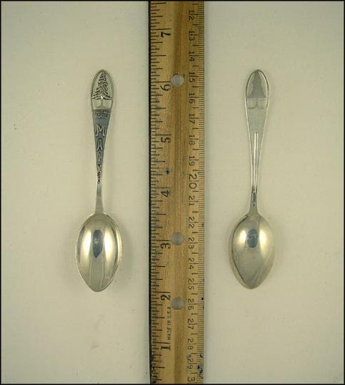 Cut Out Pine Tree, Pine Tree State, Maine, Maine Souvenir Spoon MAIN
