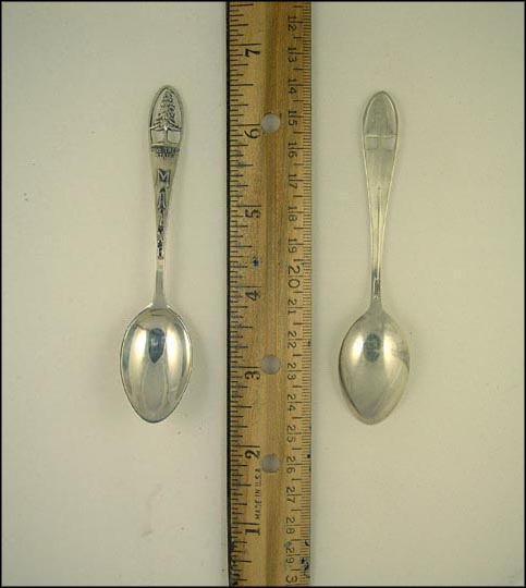 Cut Out Pine Tree, Pine Tree State, Maine, Maine Souvenir Spoon MAIN