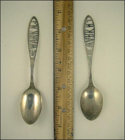 Cut Out, Newark, New Jersey Souvenir Spoon MAIN