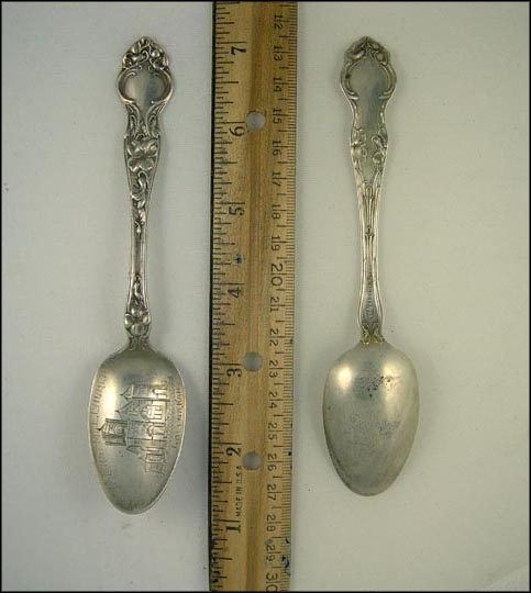First M. E. Church, Galena, Kansas Souvenir Spoon MAIN