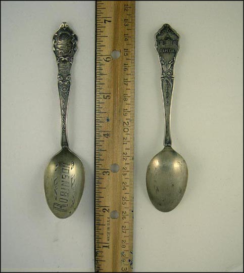 State Seal, State Capitol, Robinson, Kansas Souvenir Spoon MAIN