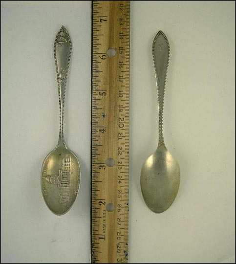 State House, Topeka, Kansas Souvenir Spoon MAIN