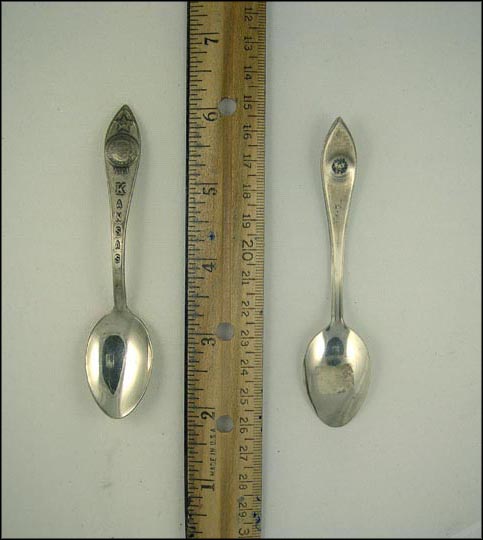Kansas, State Seal, Kansas Souvenir Spoon MAIN