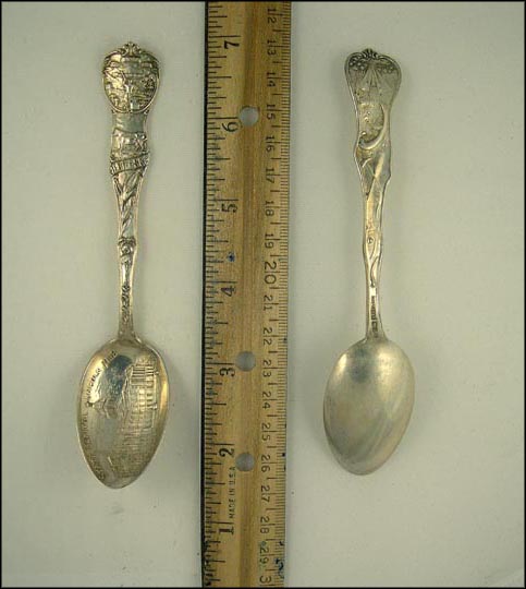 State Seal, State Capitol, Lincoln, Nebraska Souvenir Spoon MAIN