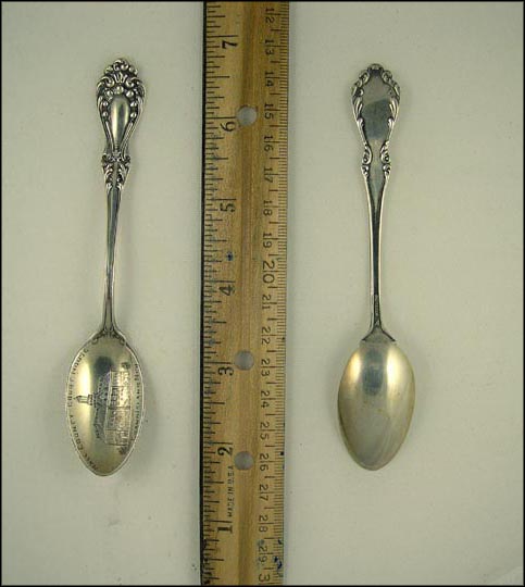 Hall County Court House, Grand Island, Nebraska Souvenir Spoon MAIN