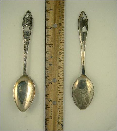 Cut Out Man on Horse, Las Vegas, Nevada Souvenir Spoon MAIN