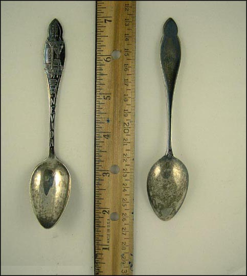Harrah's, The Biggest Little City in the World, Virginia Street, Reno, Nevada Souvenir Spoon MAIN