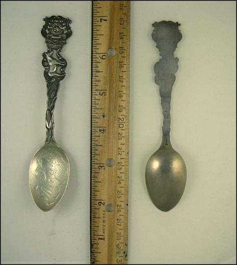 State Seal, Nevada, Missouri Souvenir Spoon MAIN