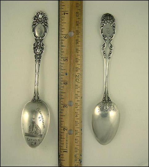 Catholic CH., Flemingsburg, Kentucky Souvenir Spoon MAIN